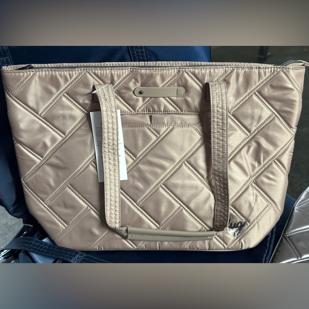 Lug Skyliner Tote Bag (Sand Taupe) NWT